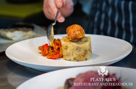Playfair’s Restaurant & Steakhouse within Ardgowan Hotel