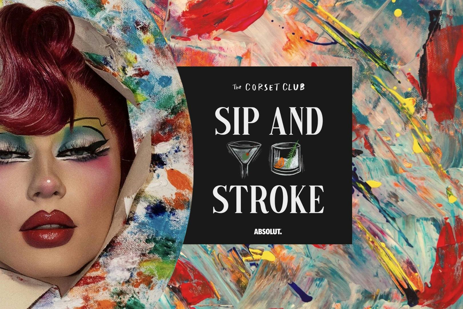 Sip and Stroke at The Corset Club