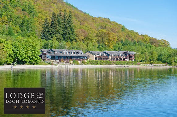 Lodge on Loch Lomond afternoon tea