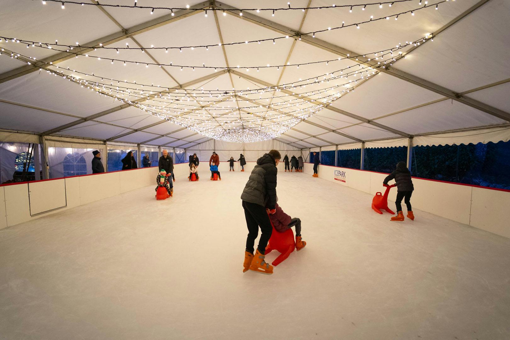 Ice skating at Crieff Hydro