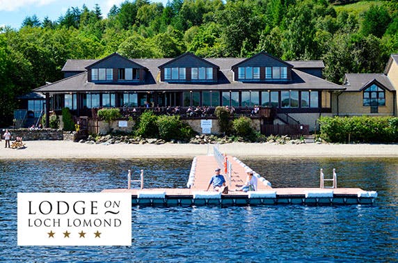4* Lodge on Loch Lomond DBB