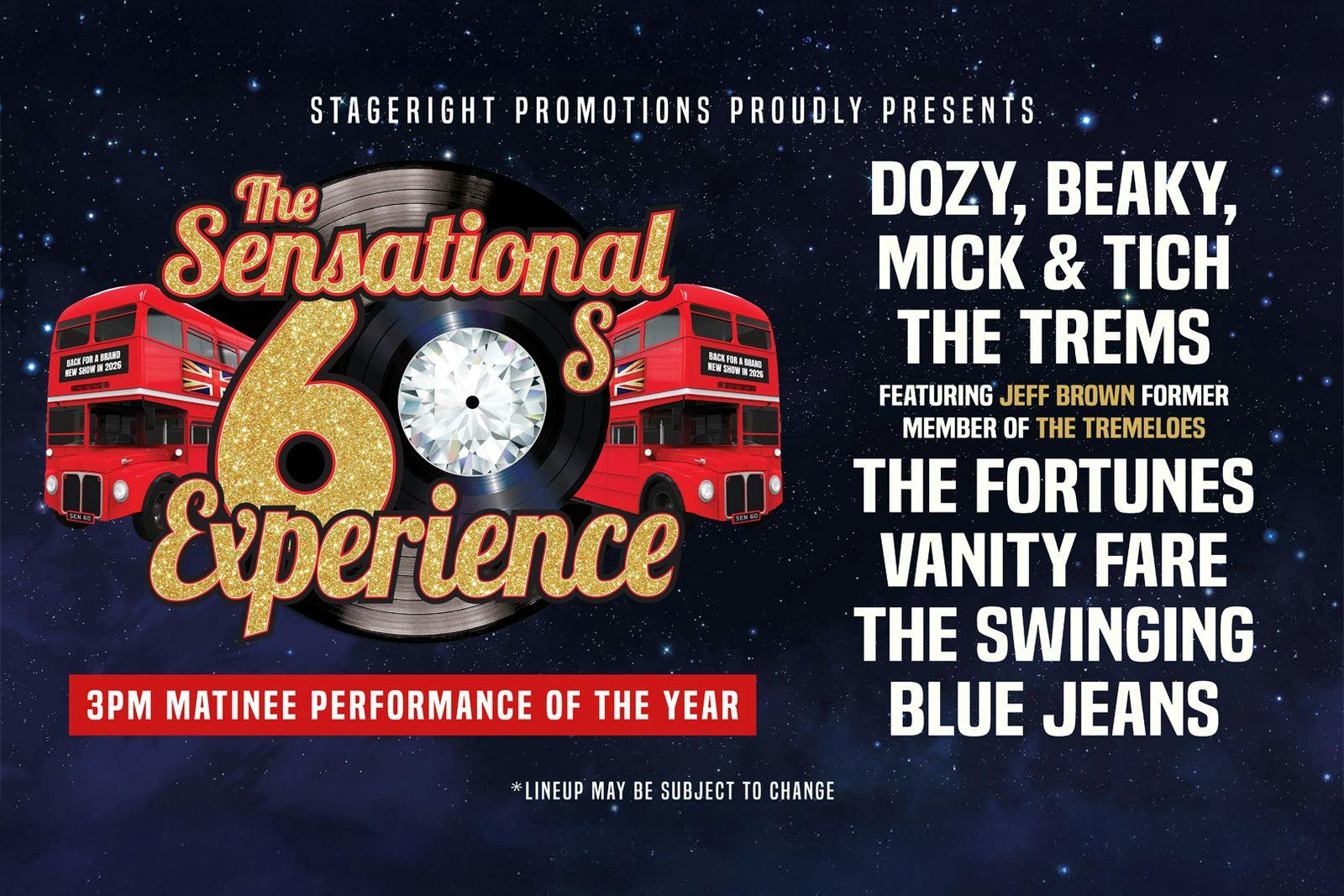 The Sensational 60's Experience