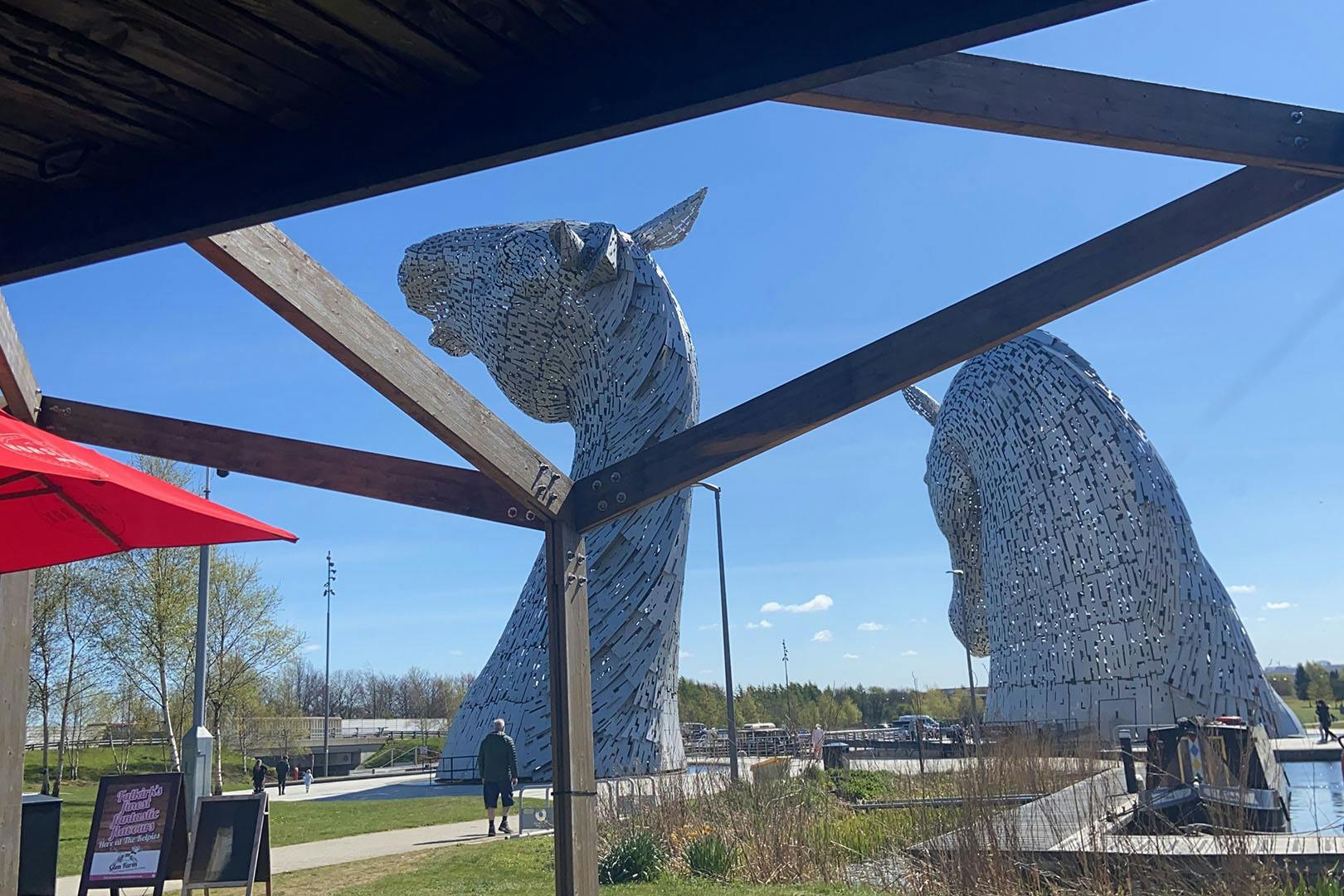The Kelpies and Falkirk Wheel