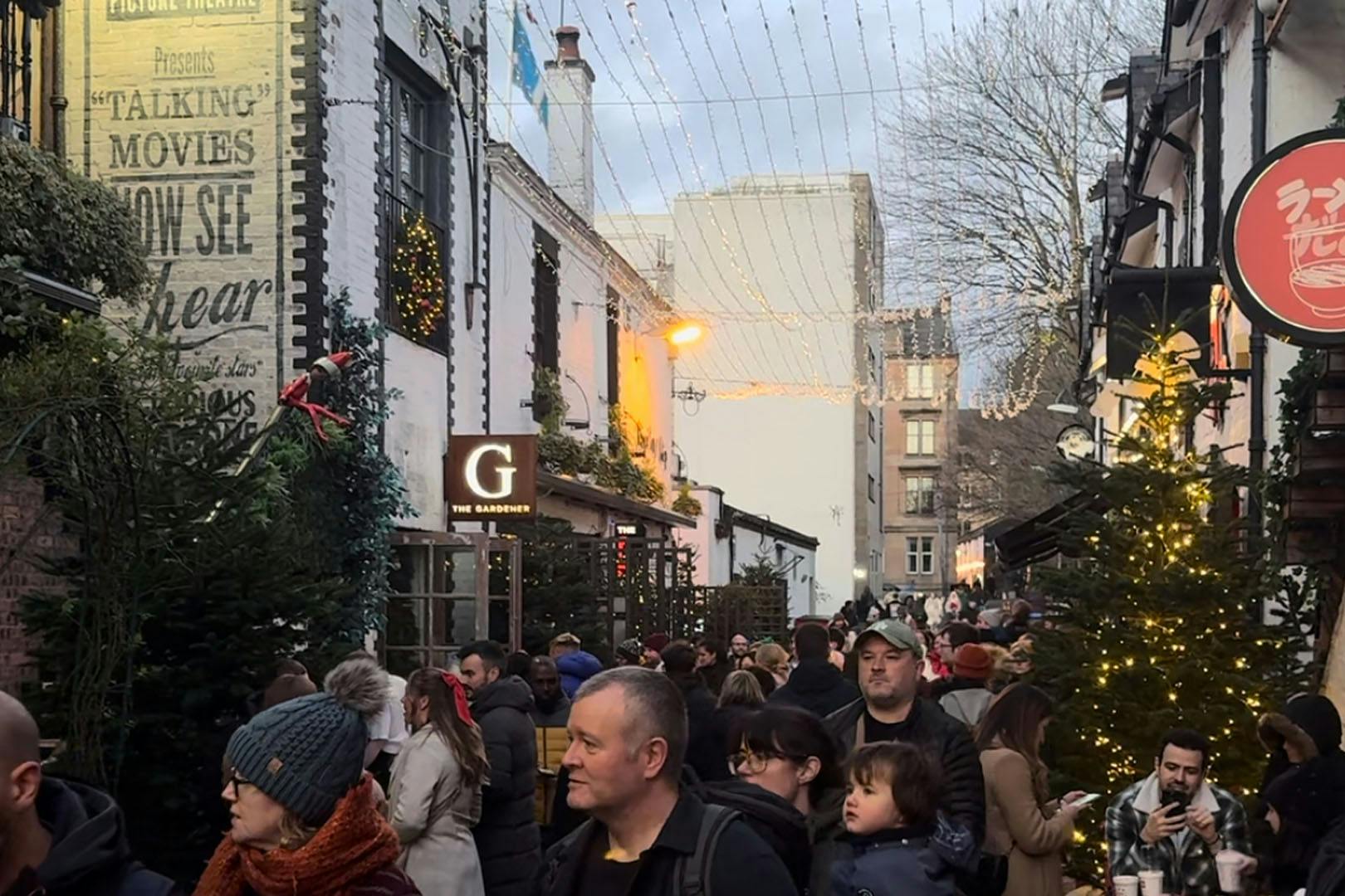 Ashton Lane Hogmanay Street Party
