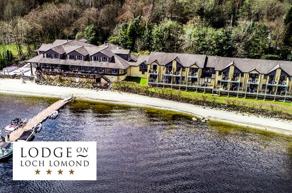 4* Lodge on Loch Lomond morning or afternoon tea