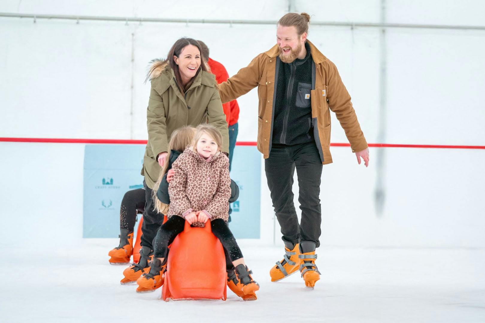 Ice skating at Crieff Hydro