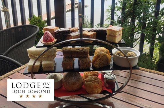 4* Lodge on Loch Lomond morning or afternoon tea