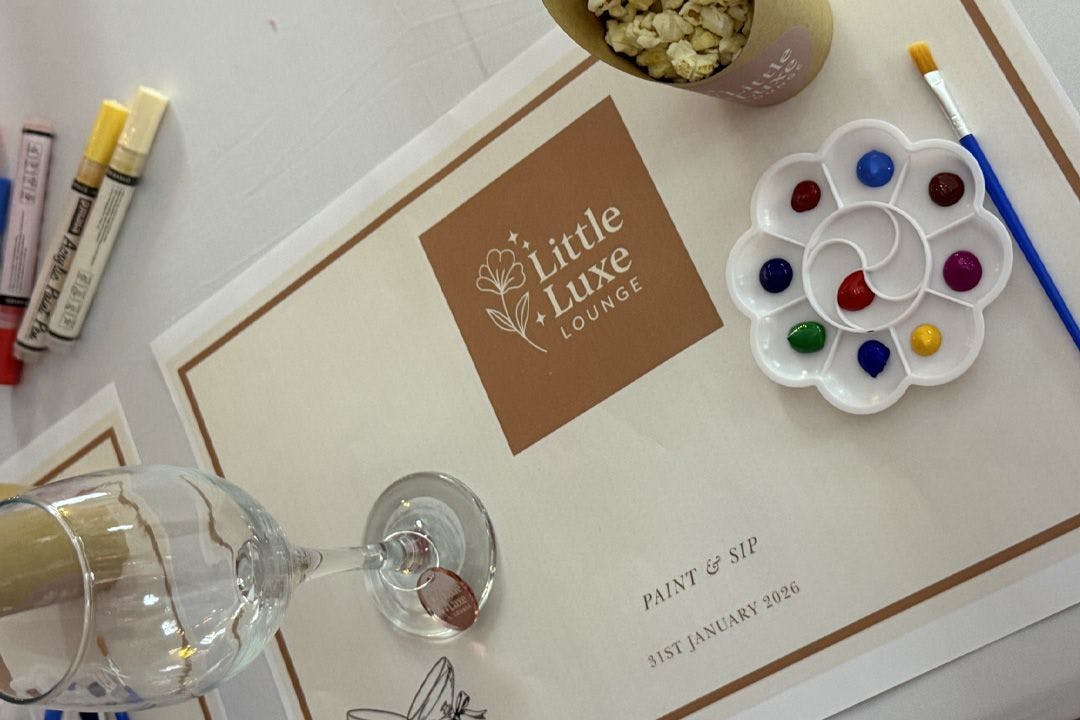 Paint & Sip at Little Luxe Lounge