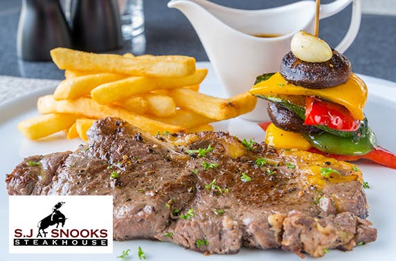 SJ at Snooks Steakhouse 