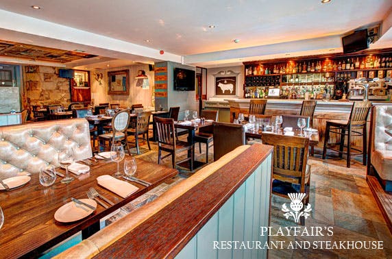 Playfair’s Restaurant & Steakhouse within Ardgowan Hotel